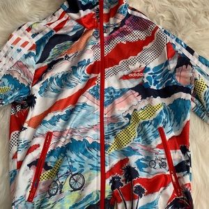 Colorful Rare Adidas Track Jacket